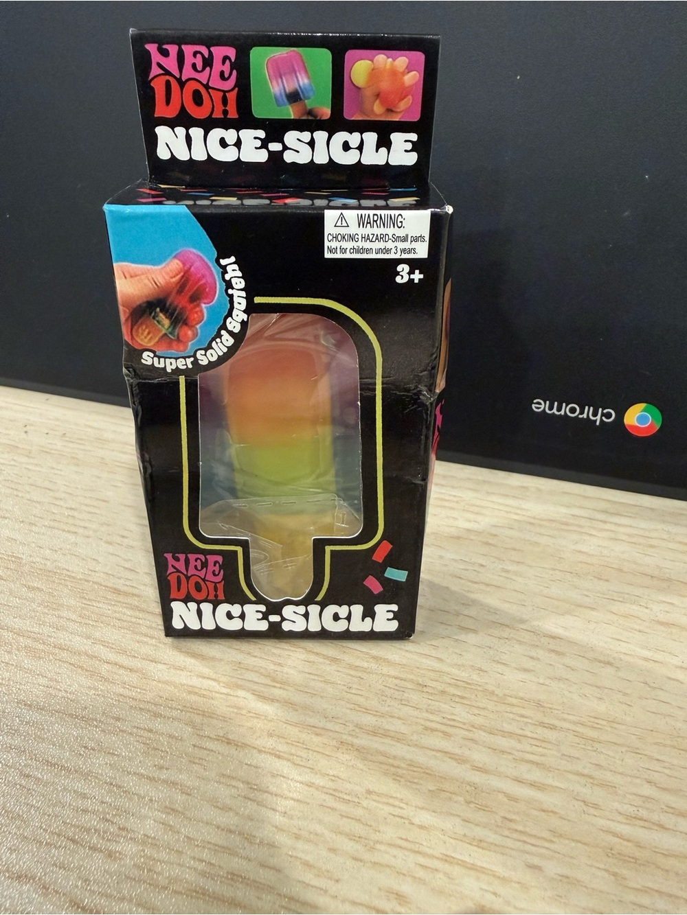 NeeDoh Nice-Sicle Popsicle Stress Toy - Rainbow Colors